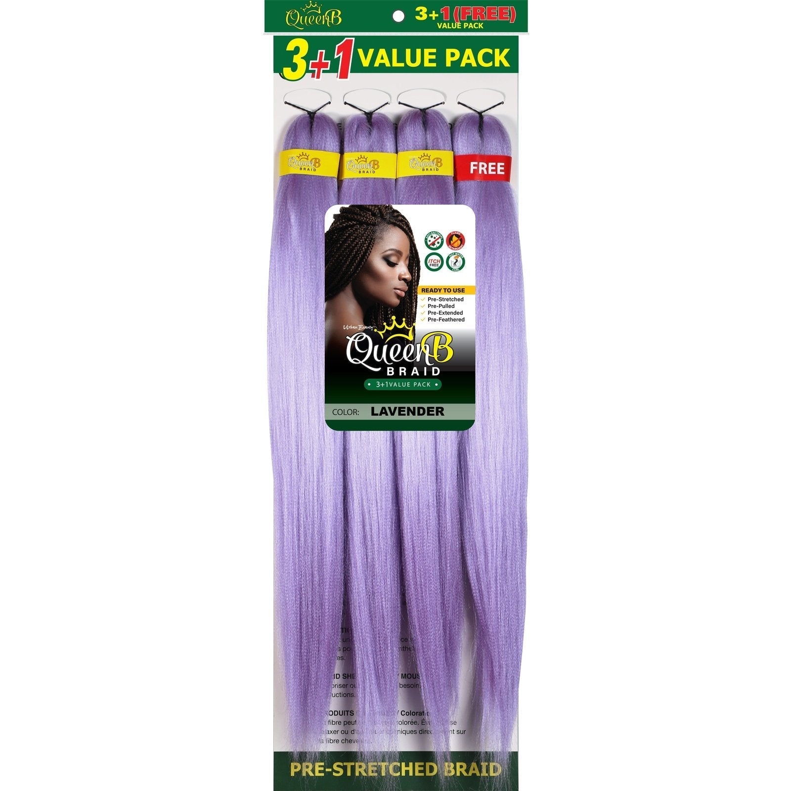 Queen B Pre-Stretched Value Pack Queen B Pre-Stretched Value Pack