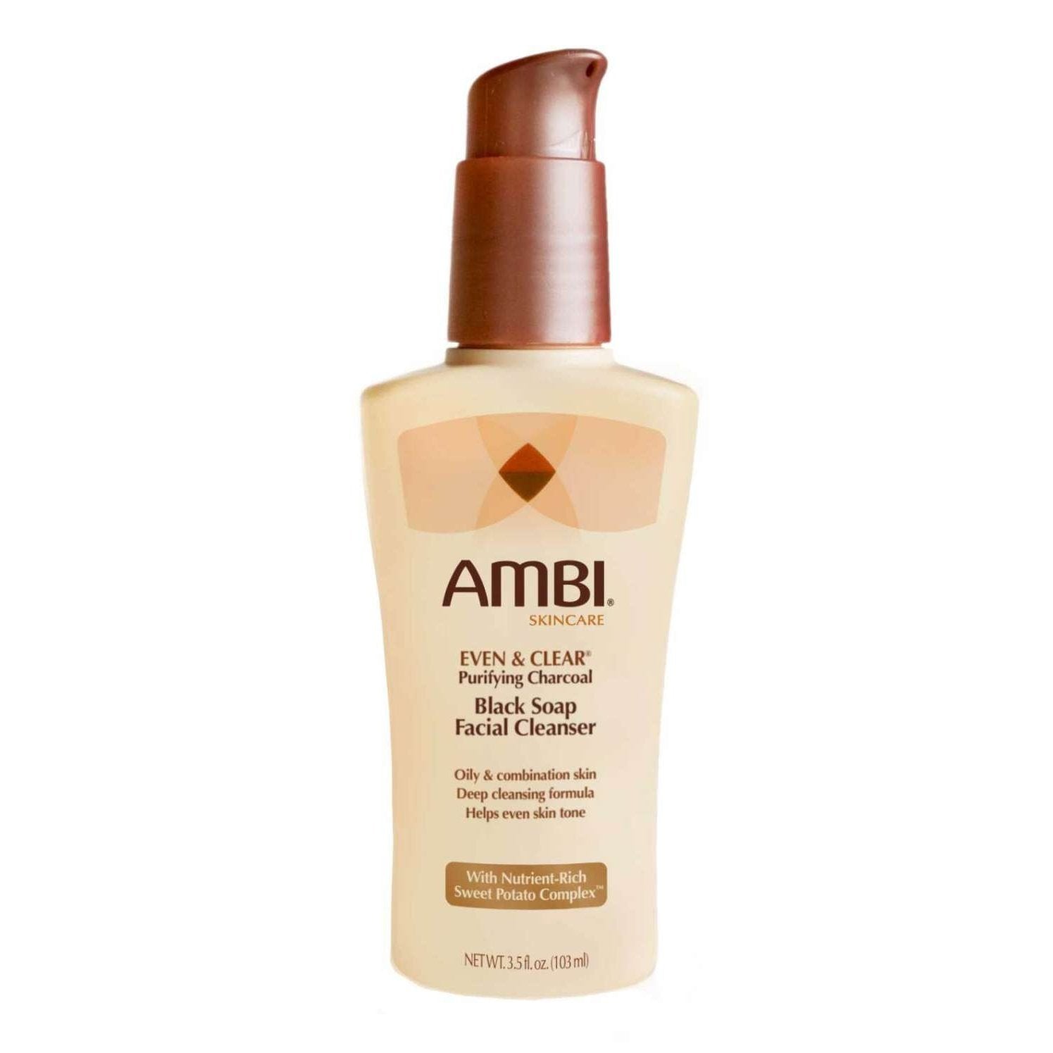 Ambi Even Clear Purifying Charcoal Black Soap Facial Cleanser Ambi Even Clear Purifying Charcoal Black Soap Facial Cleanser