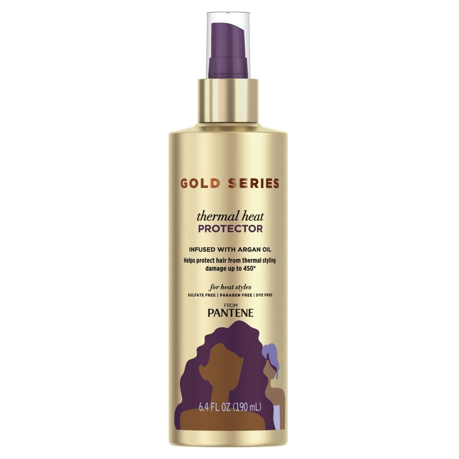 Pantene Gold Series Thermal Heat Protector Infused With Argan Oil Pantene Gold Series Thermal Heat Protector Infused With Argan Oil