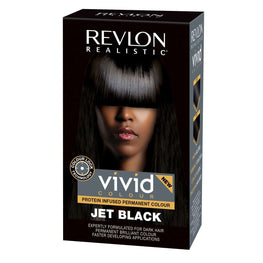 Revlon Realistic Vivid Colour Protein Infused Permanent Colour Jet Black